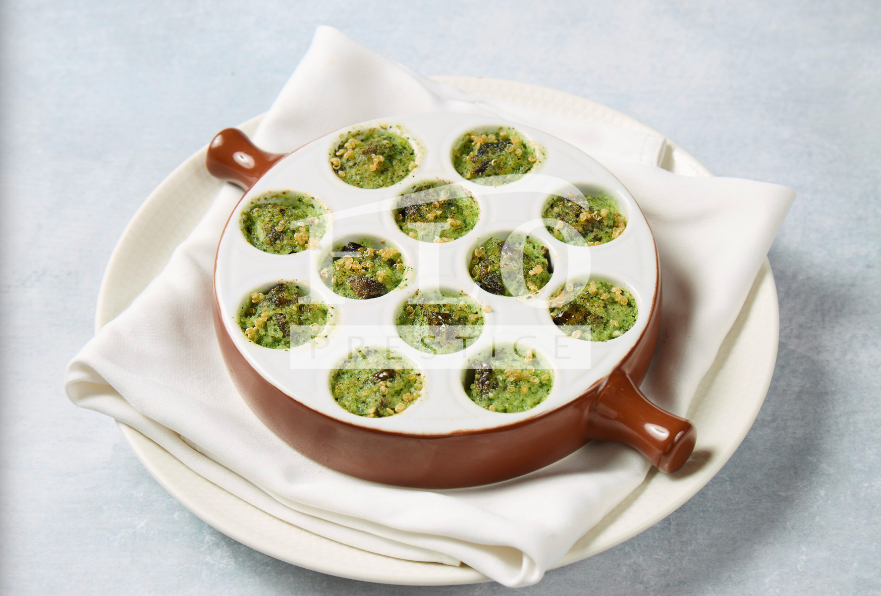Classic Escargots with French Isigny Herbs